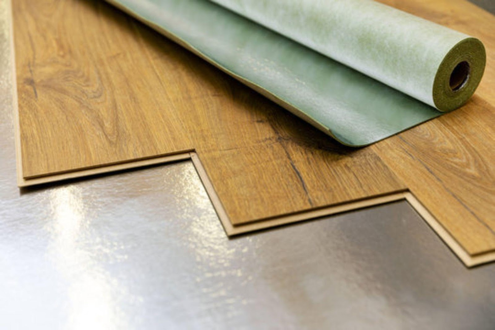Image of underlayment for vinyl plank flooring